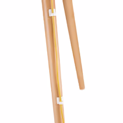 Nedis TVSM7060WT support pour téléviseur 65" Marron, Blanc - Vue supplémentaire 7