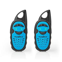 Nedis WLTK0300BU radio bidirectionnelle 3 canaux 446 MHz Noir, Bleu