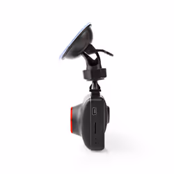 Nedis DCAM40BK Caméra de tableau de bord HD Batterie, USB Noir, Rouge