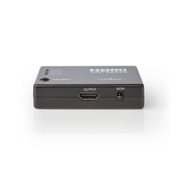 Nedis VSWI3453BK répartiteur vidéo HDMI
