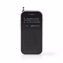 Nedis RDFM1110SI, Portable, Analogique, AM, FM, 87,5 - 108 MHz, 530-1600 kHz, 0,5 W