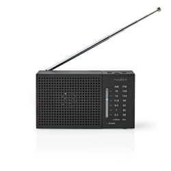 Nedis RDFM1200BK Radio portable Analogique Noir