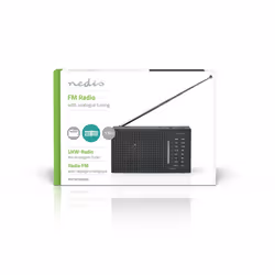 Nedis RDFM1200BK Radio portable Analogique Noir - Vue supplémentaire 8