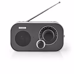 Nedis RDFM1320SI, Portable, Analogique, FM, 5 W, 87,5 - 108 Hz, 4 cm