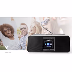Nedis RDIN5005BK Radio portable Internet Numérique Noir - Vue supplémentaire 14