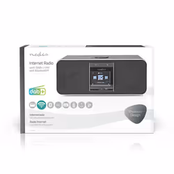 Nedis RDIN5005BK Radio portable Internet Numérique Noir - Vue supplémentaire 15