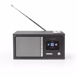 Nedis RDIN3000BK, Internet, Numérique, FM, 87,5 - 108 MHz, 6 W, 6,35 cm