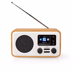 Nedis RDIN2000WT, Internet, Numérique, DAB+, FM, 87,5 - 108 MHz, 174-240 MHz, 5 W