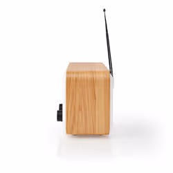 Nedis RDIN2000WT Radio portable Internet Numérique Marron, Blanc