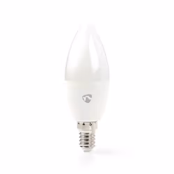 Nedis Wi-Fi Smart LED Bulb | Warm to Cool White | E14, 4,5 W, 35 W, E14, 350 lm, 25000 h, Blanc froid, Blanc chaud