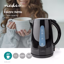 Nedis KAWK130EBK bouilloire 1,7 L 2200 W Noir - Vue supplémentaire 8