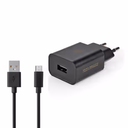 Nedis WCHAM213ABK, Intérieure, Secteur, 5 V, 1 m, Noir