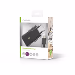 Nedis WCHAC242ABK chargeur d'appareils mobiles Universel Noir Secteur Intérieure - Vue supplémentaire 4