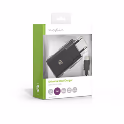 Nedis WCHAC242ABK chargeur d'appareils mobiles Universel Noir Secteur Intérieure - Vue supplémentaire 5