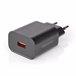 Nedis WCQC302ABK, Intérieure, Secteur, 3,6 V, Noir