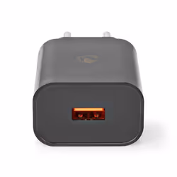 Nedis WCQC302ABK chargeur d'appareils mobiles Universel Noir Secteur Intérieure