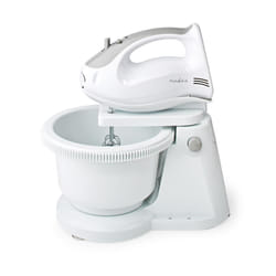 Nedis KAHM110CWT mixeur Batteur à main 200 W Gris, Blanc