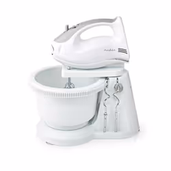 Nedis KAHM110CWT mixeur Batteur à main 200 W Gris, Blanc - Vue supplémentaire 4