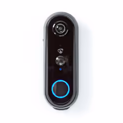 Nedis WIFICDP20GY Sonnette de porte Noir
