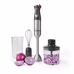 Nedis KAHB400CAL blender Mélangeur par immersion 800 W Aluminium, Noir - Vue supplémentaire 11