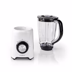 Nedis KABL300CWT blender 1,5 L Mélangeur de table 800 W Noir, Blanc