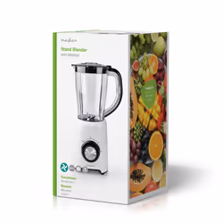Nedis KABL300CWT blender 1,5 L Mélangeur de table 800 W Noir, Blanc - Vue supplémentaire 8