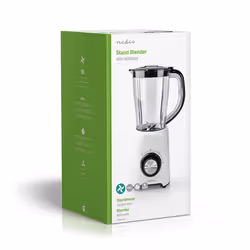 Nedis KABL300CWT blender 1,5 L Mélangeur de table 800 W Noir, Blanc - Vue supplémentaire 9