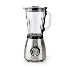Nedis KABL350CAL blender 1,5 L Mélangeur de table 800 W Noir, Argent