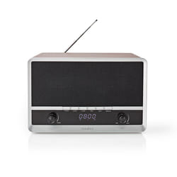 Nedis RDFM5200BN Radio portable Numérique Noir, Marron