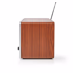 Nedis RDFM5200BN Radio portable Numérique Noir, Marron
