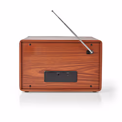 Nedis RDFM5200BN Radio portable Numérique Noir, Marron