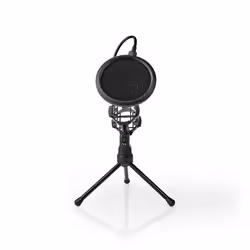 Nedis MPST00BK support pour microphone Pied de micro pour bureau