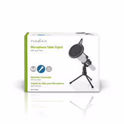 Nedis MPST00BK support pour microphone Pied de micro pour bureau - Vue supplémentaire 8