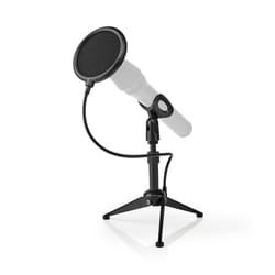 Nedis MPST01BK support pour microphone Pied de micro pour bureau