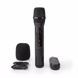 Nedis Microphones Noir Microphone de karaoké