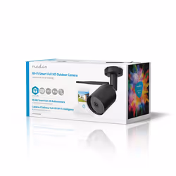 Nedis WiFi Smart Outdoor IP-camera | Full HD | Metalen behuizing | Waterdicht (IP65) Cosse Caméra de sécurité IP Extérieure 1920 x 1080 pixels Plafond/mur - Vue supplémentaire 20