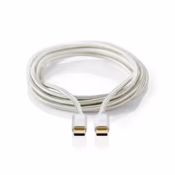 Nedis CCTB60800AL10, 1 m, USB C, USB C, USB 2.0, 480 Mbit/s, Argent