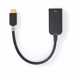 Nedis CCBW64652AT02 câble vidéo et adaptateur 0,2 m USB Type-C HDMI Anthracite