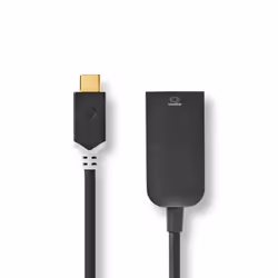 Nedis CCBW64652AT02 câble vidéo et adaptateur 0,2 m USB Type-C HDMI Anthracite