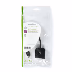 Nedis CCGP64852BK02 adaptateur graphique USB 1920 x 1200 pixels Noir - Vue supplémentaire 4