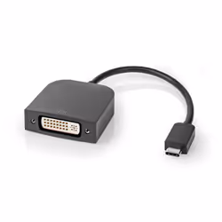 Nedis CCGB64552BK02 0,2 m USB Type-C DVI-D Noir