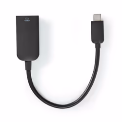 Nedis CCGB64652BK02 0,2 m USB Type-C HDMI Noir