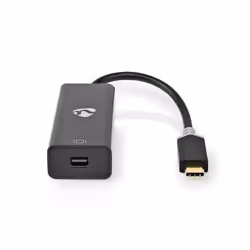 Nedis CCBW64452AT02, 0,2 m, USB Type-C, Mini DisplayPort, Mâle, Femelle, Droit