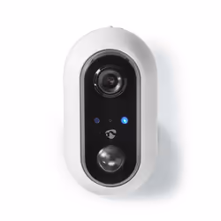 Nedis WIFICBO20WT, Blanc, Plastique, Sans fil, 2412 MHz, IP65, 2 MP