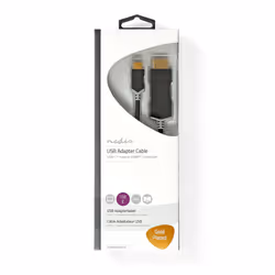 Nedis CCBW64655AT10 câble vidéo et adaptateur 1 m USB Type-C HDMI Anthracite