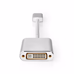 Nedis CCTB37250AL02 câble vidéo et adaptateur 0,2 m DisplayPort DVI-D Argent