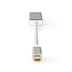 Nedis CCTB37450AL02 câble DisplayPort 0,2 m Mini DisplayPort Argent