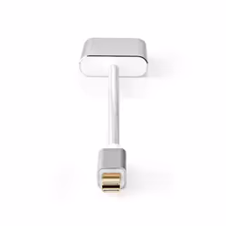 Nedis CCTB37750AL02, 0,2 m, Mini DisplayPort, DVI-D, Mâle, Femelle, Argent