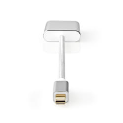 Nedis CCTB37750AL02 câble DVI 0,2 m Mini DisplayPort DVI-D Argent