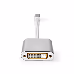 Nedis CCTB37750AL02 câble DVI 0,2 m Mini DisplayPort DVI-D Argent